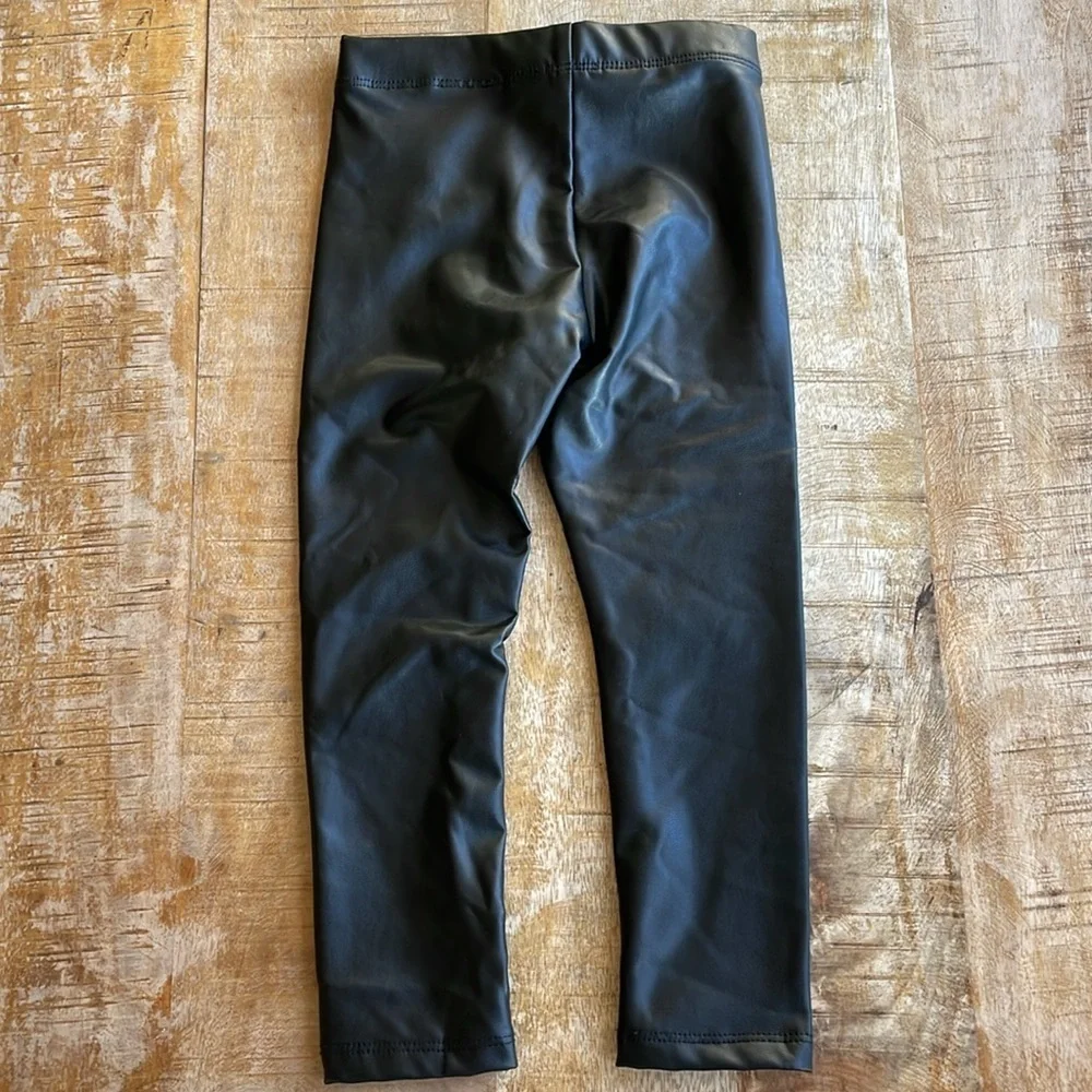 NWOT H&M pleather leggings 3t